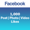 Buy 1000 Facebook Post Photo Video Likes