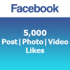Buy 5000 Facebook Post Photo Video Likes