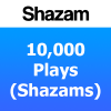 10000 Shazam Plays