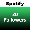 20 Spotify Followers