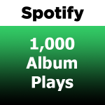 1000 Spotify Album Plays