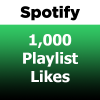 1000 Spotify Playlist Likes