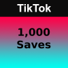 1000 TikTok Saves