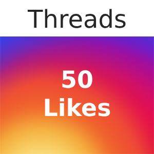Buy 50 Threads Likes