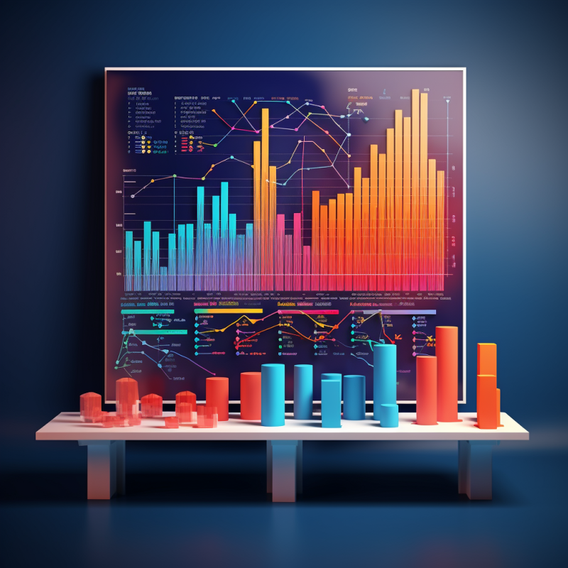 Whiteboard filled with PPC performance metrics